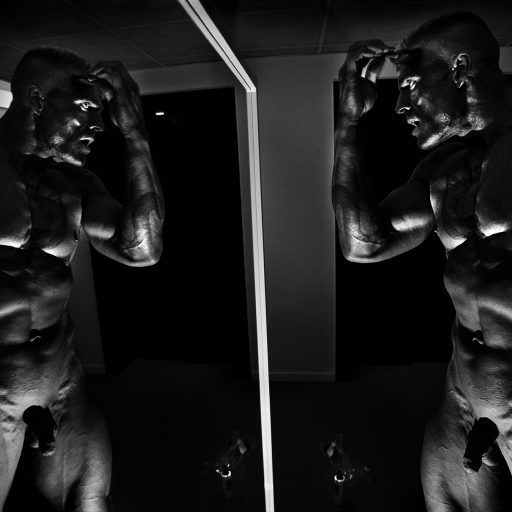 Contestants at the Danish Bodybuilding Championships in Roskilde, May 5, 2001. The world of bodybuilding is, for some, a surreal vaudeville sideshow. For its participants it is a passionate way of life.